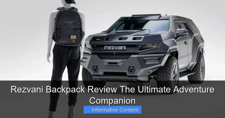 Rezvani Backpack Review The Ultimate Adventure Companion