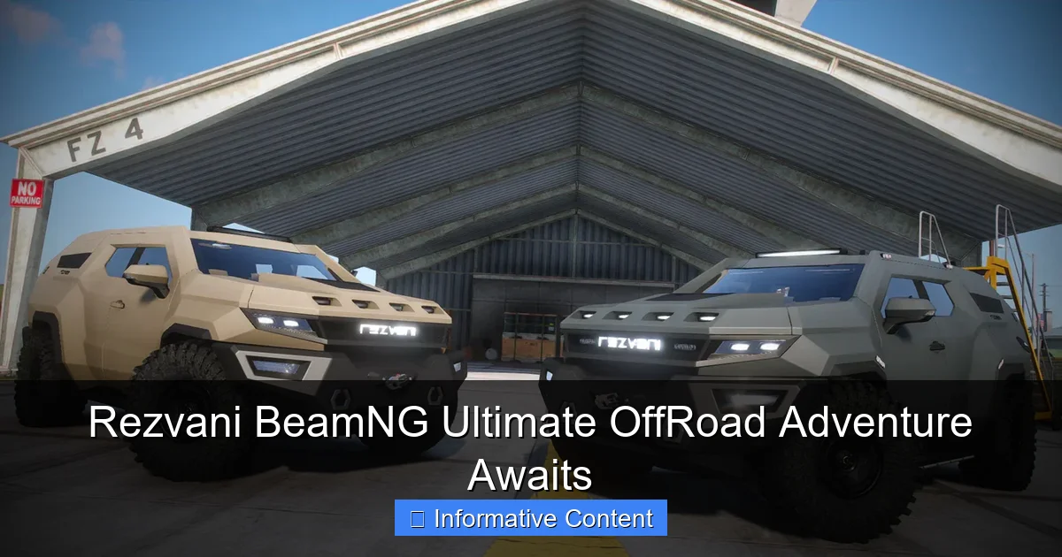 Rezvani BeamNG Ultimate OffRoad Adventure Awaits