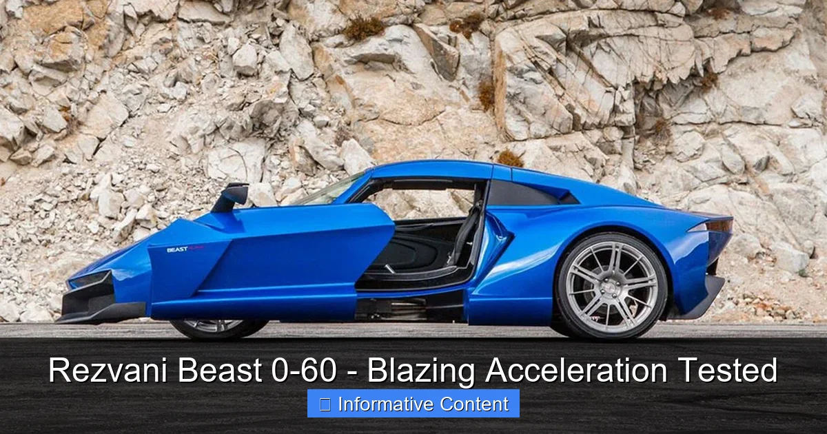 Rezvani Beast 0-60 - Blazing Acceleration Tested