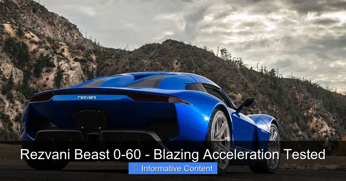 Rezvani Beast 0-60 - Blazing Acceleration Tested