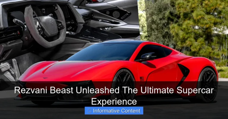 Rezvani Beast Unleashed The Ultimate Supercar Experience