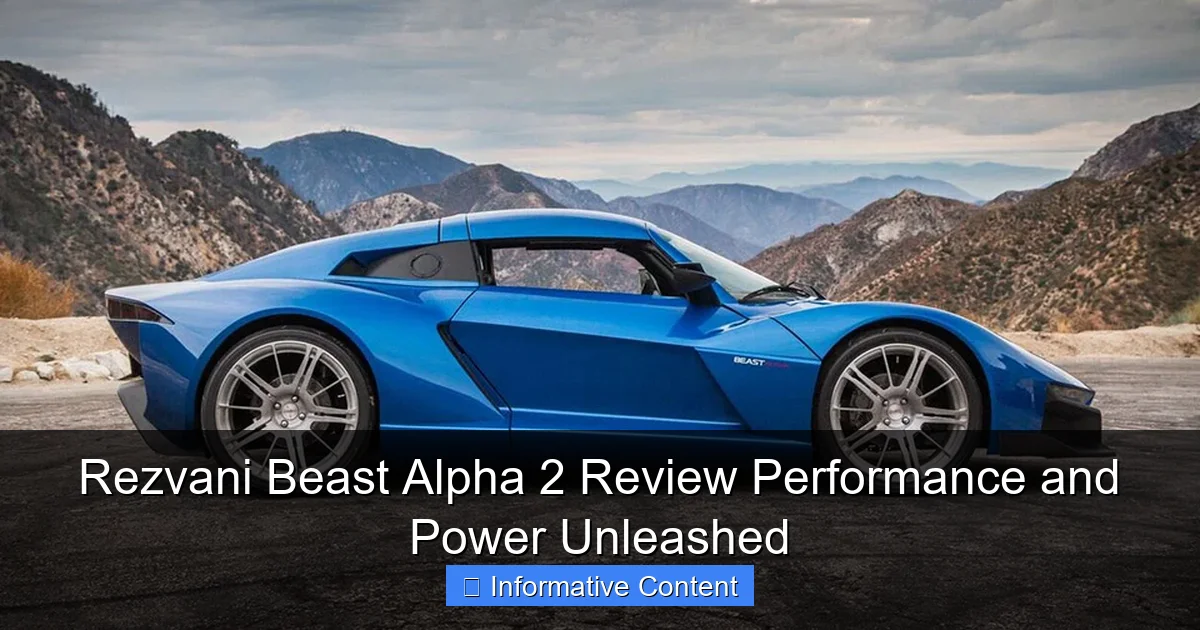 Rezvani Beast Alpha 2 Review Performance and Power Unleashed