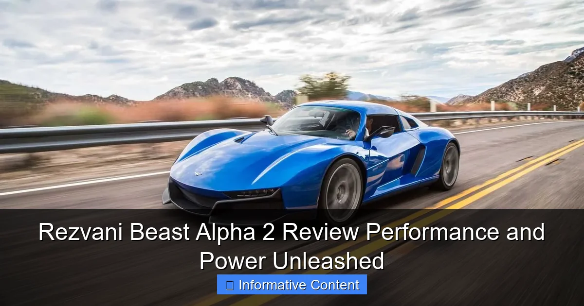 Rezvani Beast Alpha 2 Review Performance and Power Unleashed