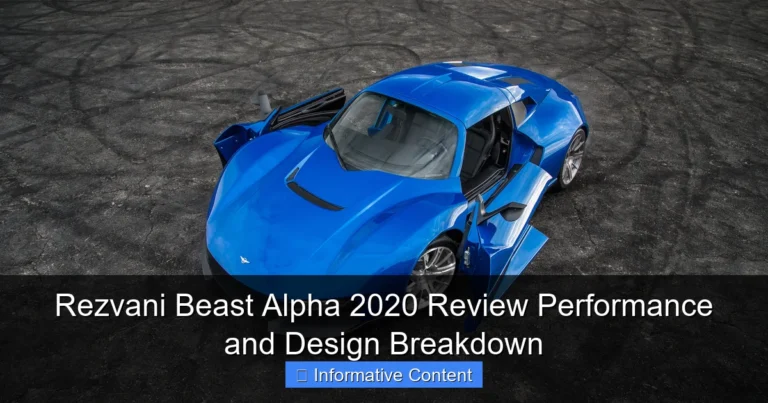 Rezvani Beast Alpha 2020 Review Performance and Design Breakdown