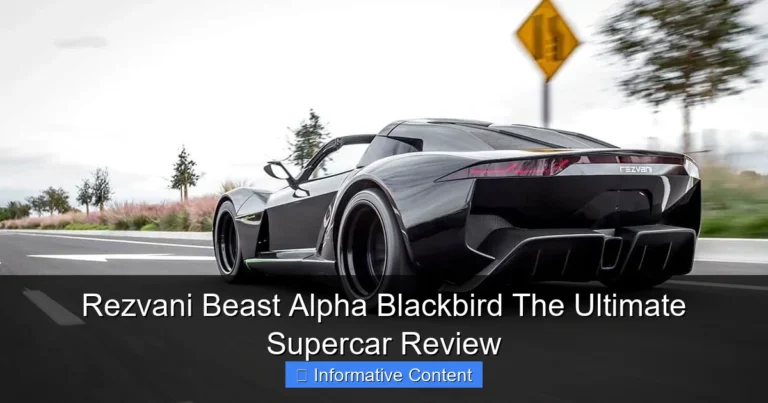 Rezvani Beast Alpha Blackbird The Ultimate Supercar Review