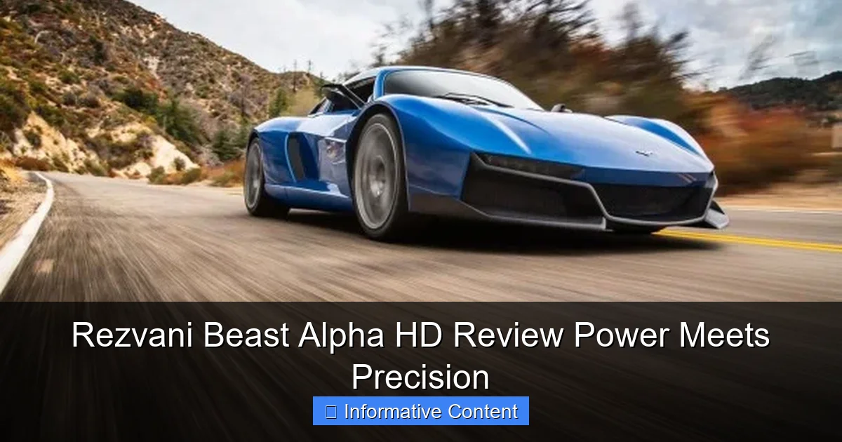 Rezvani Beast Alpha HD Review Power Meets Precision