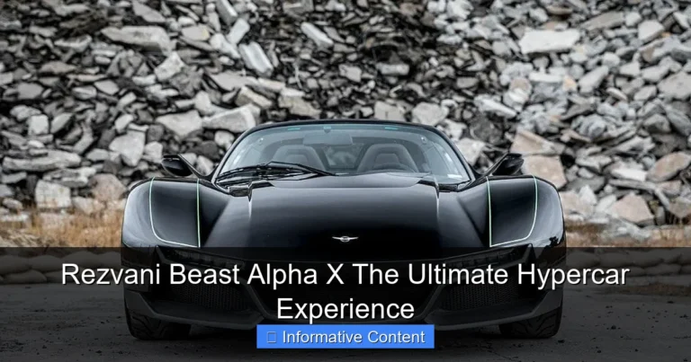 Rezvani Beast Alpha X The Ultimate Hypercar Experience
