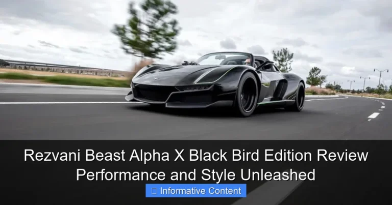 Rezvani Beast Alpha X Black Bird Edition Review Performance and Style Unleashed