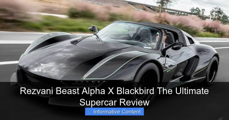 Rezvani Beast Alpha X Blackbird The Ultimate Supercar Review