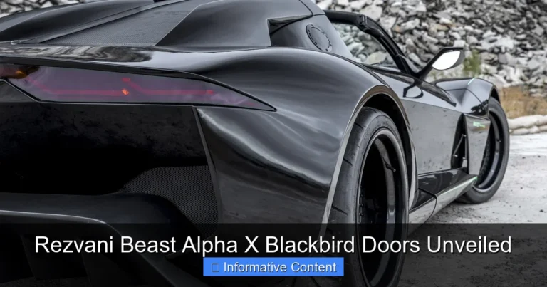 Rezvani Beast Alpha X Blackbird Doors Unveiled