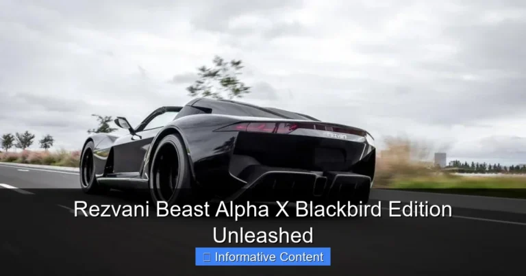 Rezvani Beast Alpha X Blackbird Edition Unleashed