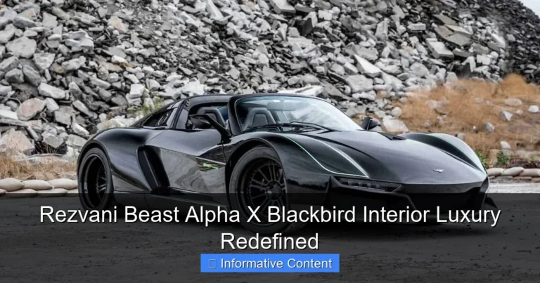 Rezvani Beast Alpha X Blackbird Interior Luxury Redefined