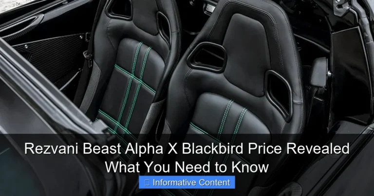 Rezvani Beast Alpha X Blackbird Price Revealed What You Need to Know