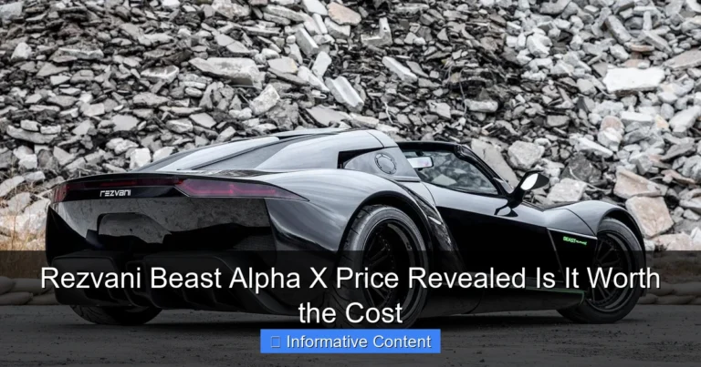 Rezvani Beast Alpha X Price Revealed Is It Worth the Cost