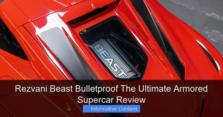 Rezvani Beast Bulletproof The Ultimate Armored Supercar Review