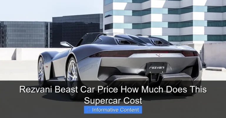 Rezvani Beast Car Price How Much Does This Supercar Cost