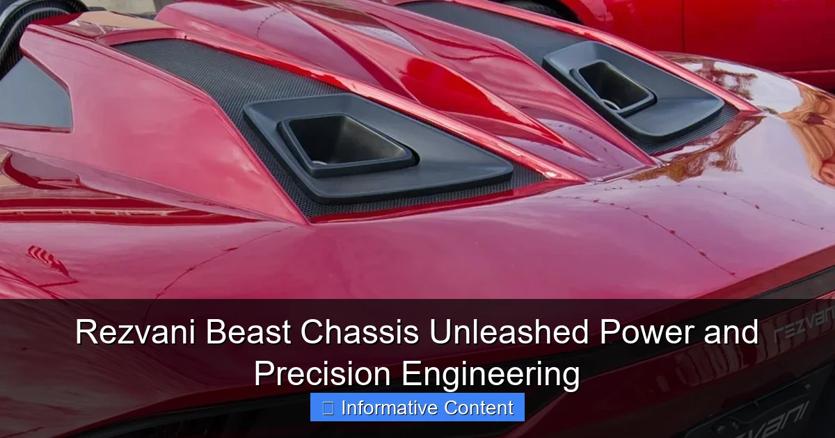 Rezvani Beast Chassis Unleashed Power and Precision Engineering