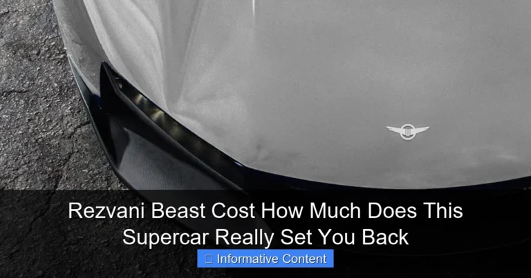 Rezvani Beast Cost How Much Does This Supercar Really Set You Back