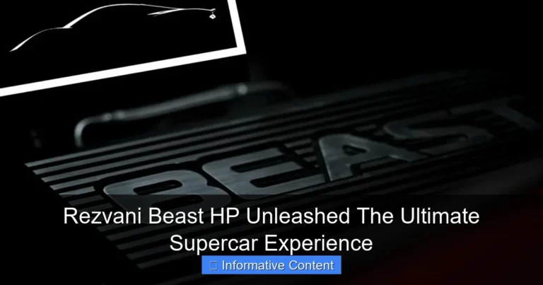 Rezvani Beast HP Unleashed The Ultimate Supercar Experience
