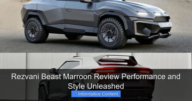 Rezvani Beast Marroon Review Performance and Style Unleashed