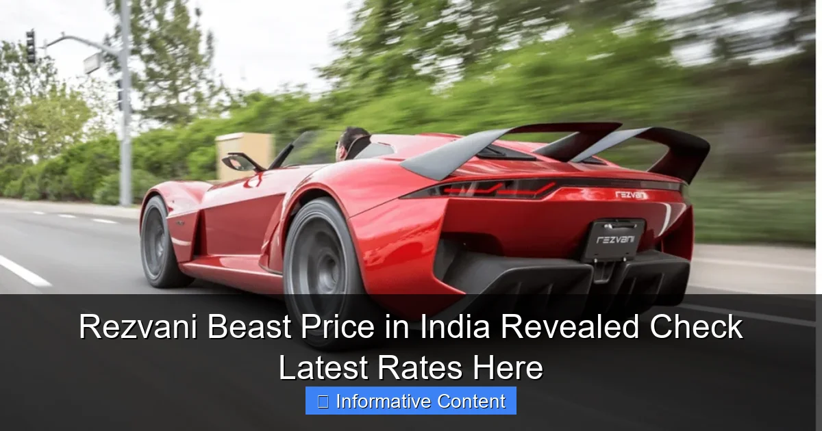 Rezvani Beast Price in India Revealed Check Latest Rates Here