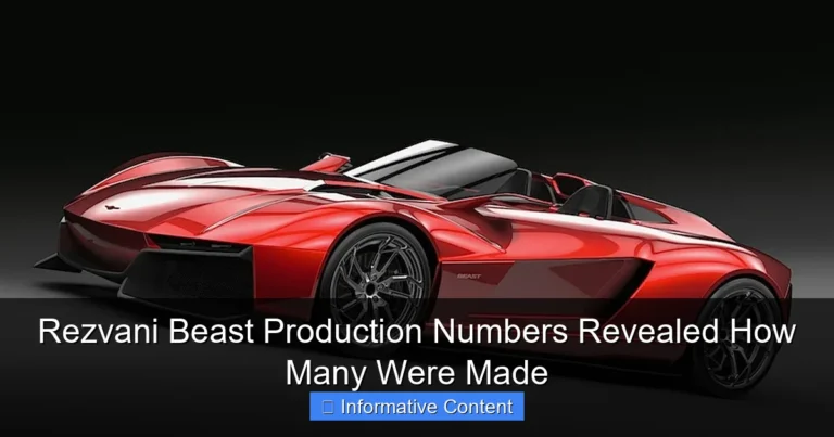 Rezvani Beast Production Numbers Revealed How Many Were Made
