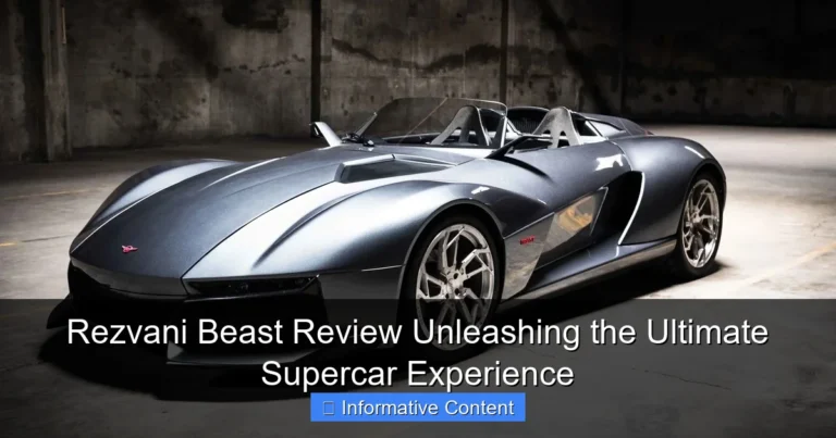 Rezvani Beast Review Unleashing the Ultimate Supercar Experience