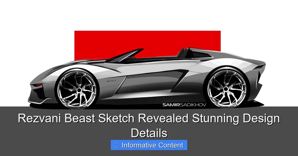 Rezvani Beast Sketch Revealed Stunning Design Details