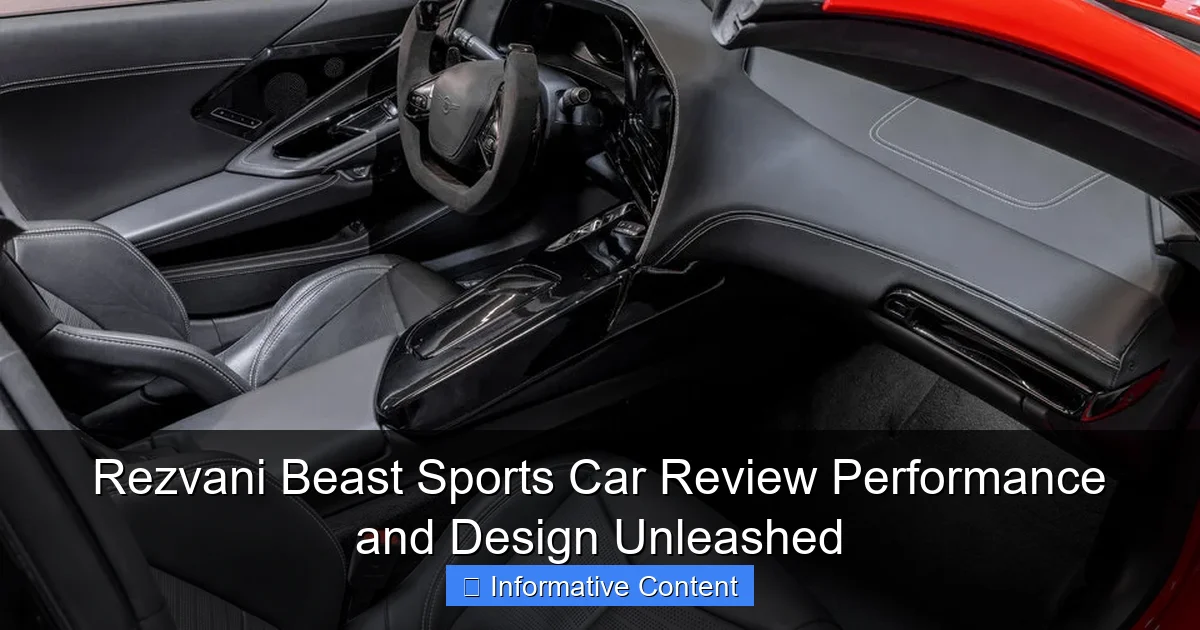 Rezvani Beast Sports Car Review Performance and Design Unleashed
