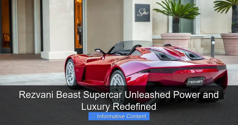 Rezvani Beast Supercar Unleashed Power and Luxury Redefined