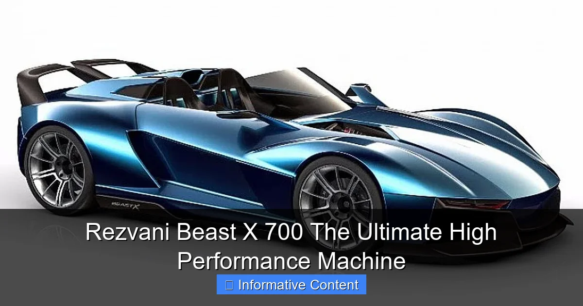 Rezvani Beast X 700 The Ultimate High Performance Machine