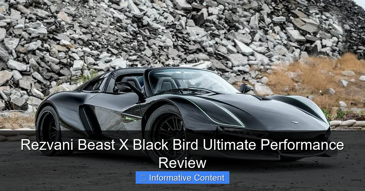 Rezvani Beast X Black Bird Ultimate Performance Review