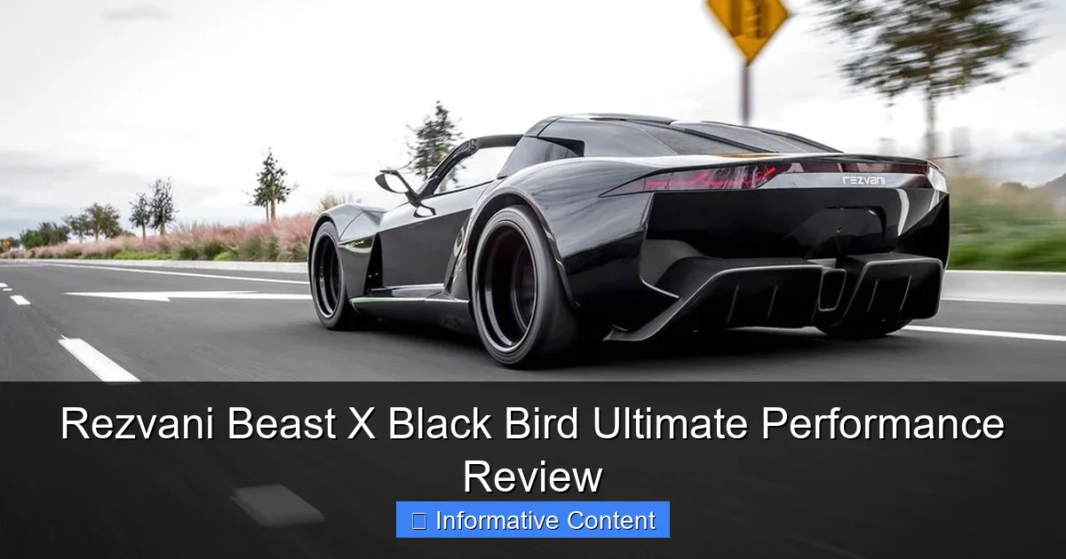 Rezvani Beast X Black Bird Ultimate Performance Review