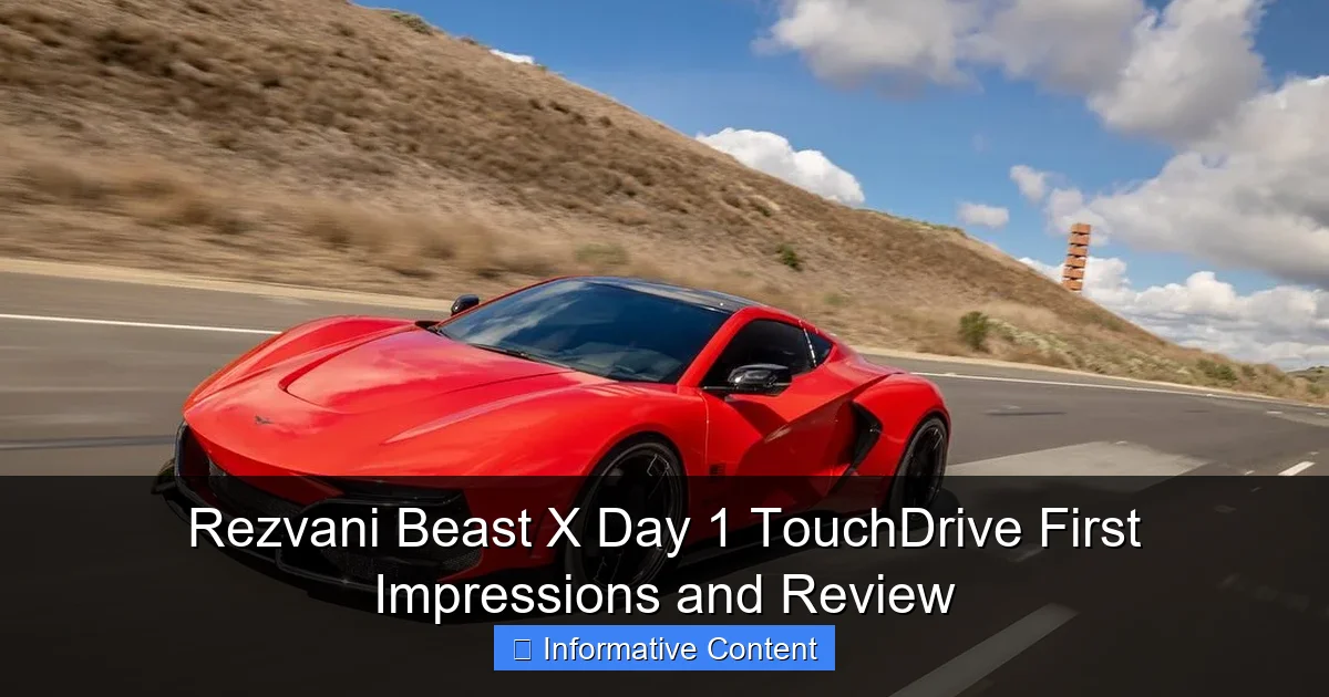Rezvani Beast X Day 1 TouchDrive First Impressions and Review