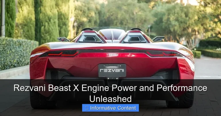 Rezvani Beast X Engine Power and Performance Unleashed