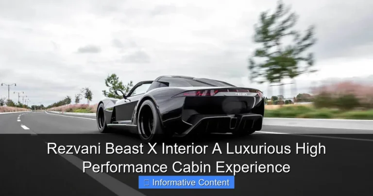 Rezvani Beast X Interior A Luxurious High Performance Cabin Experience