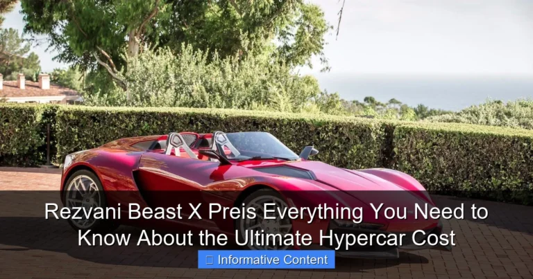 Rezvani Beast X Preis Everything You Need to Know About the Ultimate Hypercar Cost
