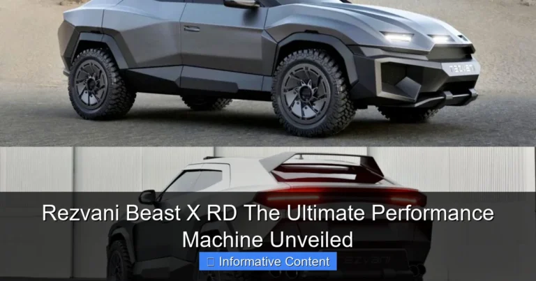 Rezvani Beast X RD The Ultimate Performance Machine Unveiled