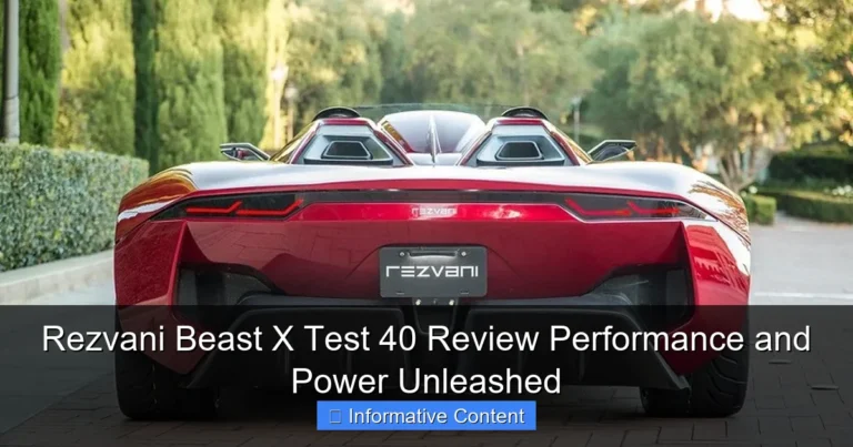 Rezvani Beast X Test 40 Review Performance and Power Unleashed