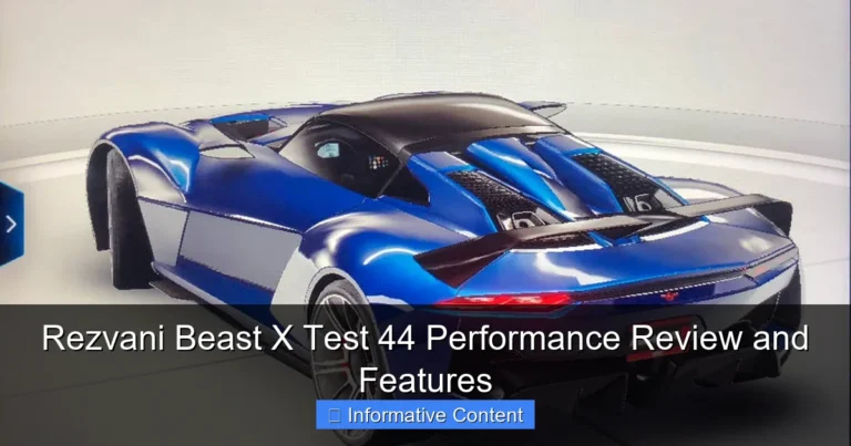Rezvani Beast X Test 44 Performance Review and Features