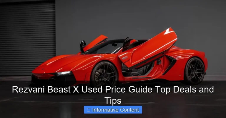 Rezvani Beast X Used Price Guide Top Deals and Tips