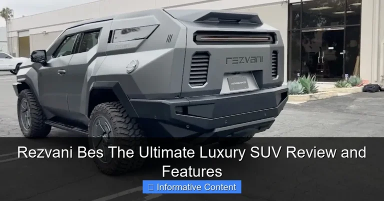 Rezvani Bes The Ultimate Luxury SUV Review and Features