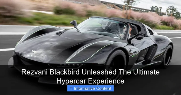Rezvani Blackbird Unleashed The Ultimate Hypercar Experience