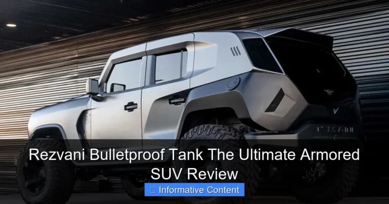 Rezvani Bulletproof Tank The Ultimate Armored SUV Review