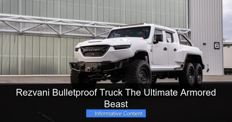 Rezvani Bulletproof Truck The Ultimate Armored Beast