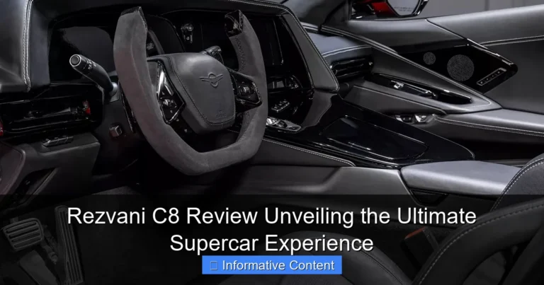 Rezvani C8 Review Unveiling the Ultimate Supercar Experience