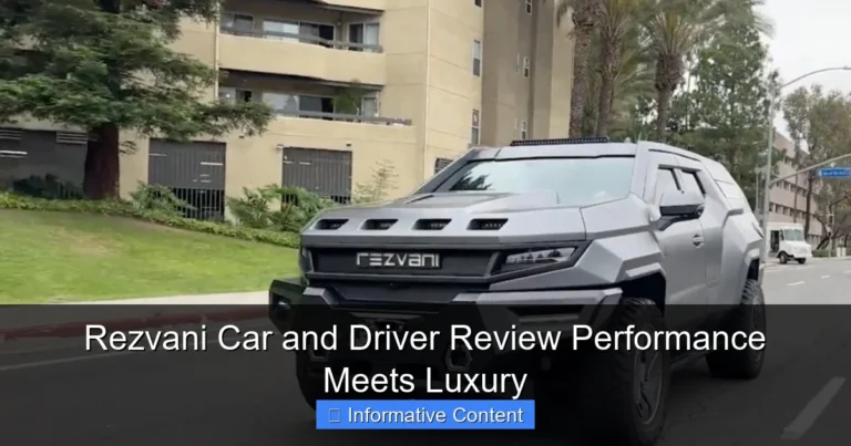 Rezvani Car and Driver Review Performance Meets Luxury