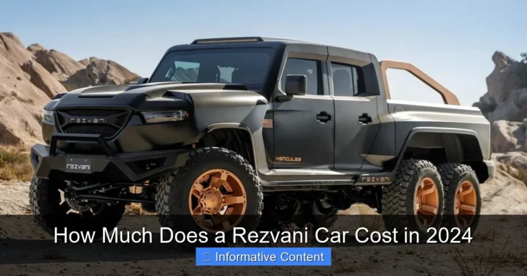 How Much Does a Rezvani Car Cost in 2024