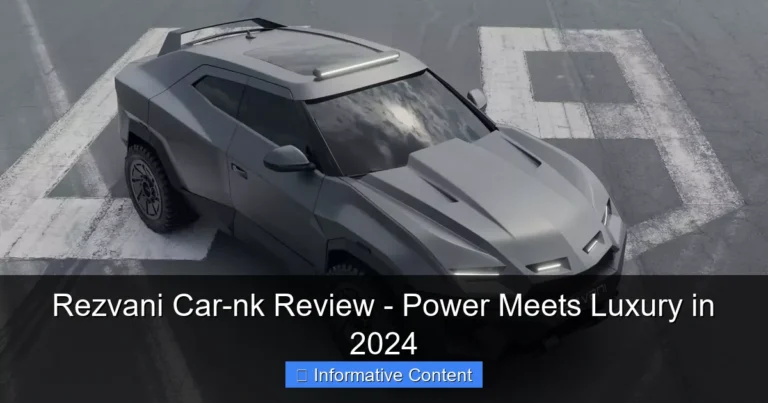 Rezvani Car-nk Review - Power Meets Luxury in 2024