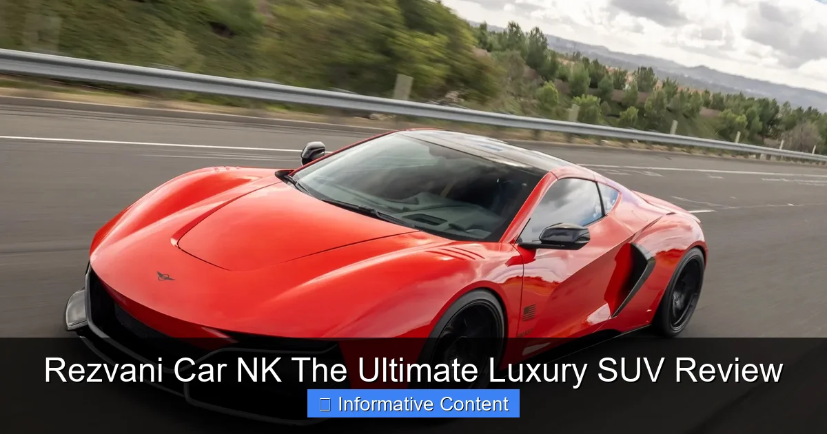 Rezvani Car NK The Ultimate Luxury SUV Review